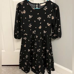 Altar’d State. Size XS. black and floral dress. Tags on.